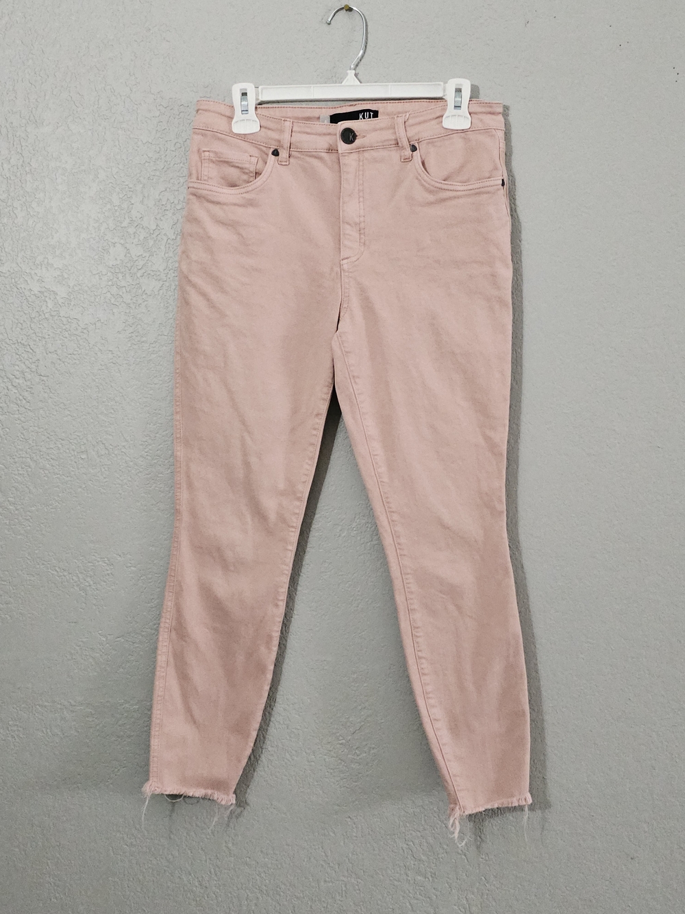 Kut from the Kloth Connie Fab AB Ankle Skinny High Rise Womens Size 6 Color Rose - Picture 3 of 12